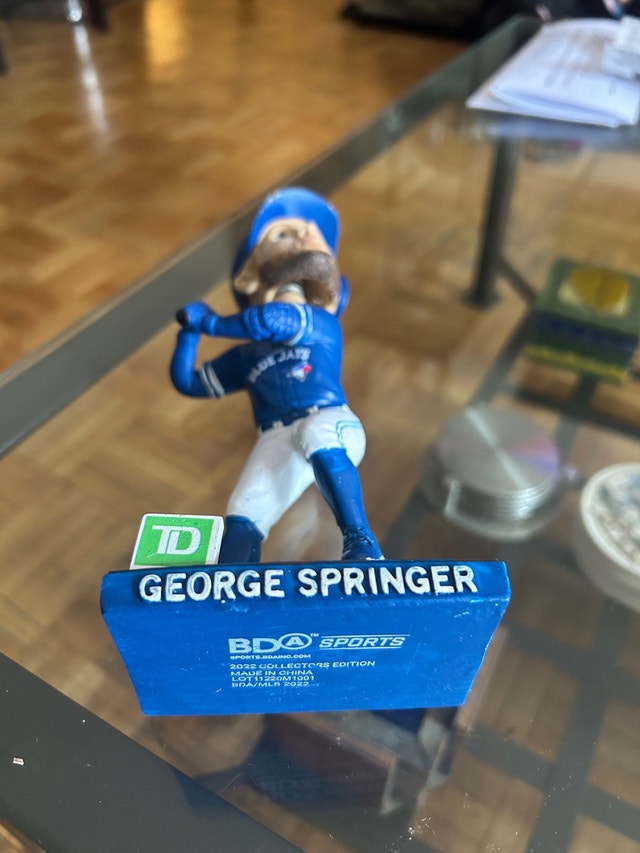 George Springer Toronto Blue Jays Bobblehead - photo 2