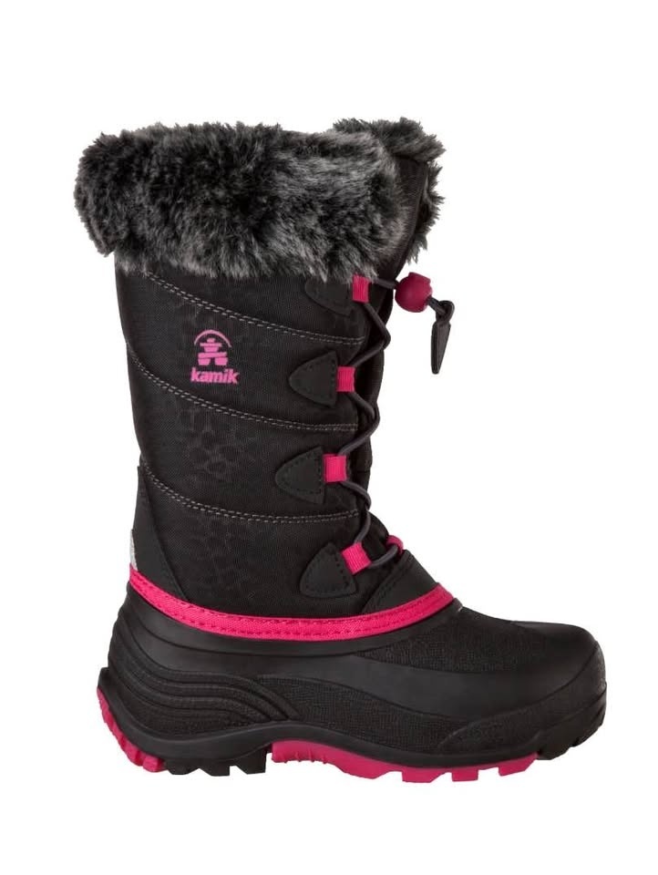 Kamik Kids' Snowgypsy 3 Winter Boots, Girls', Waterproof, Fleece