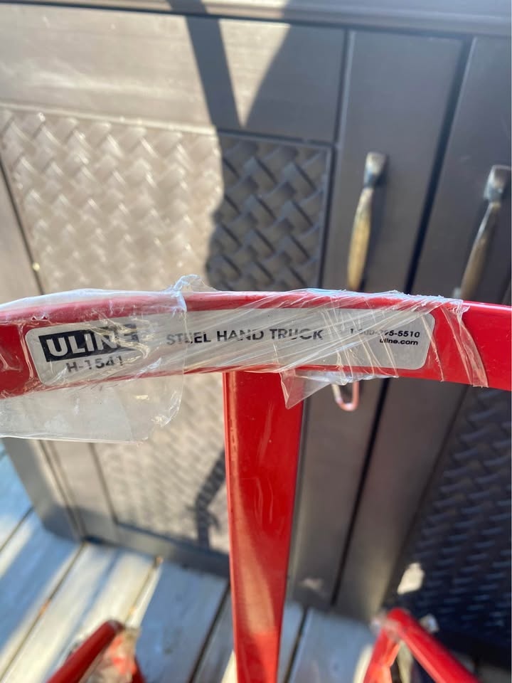Uline Continuous Handle Steel Hand Truck - Solid Wheels - photo 3
