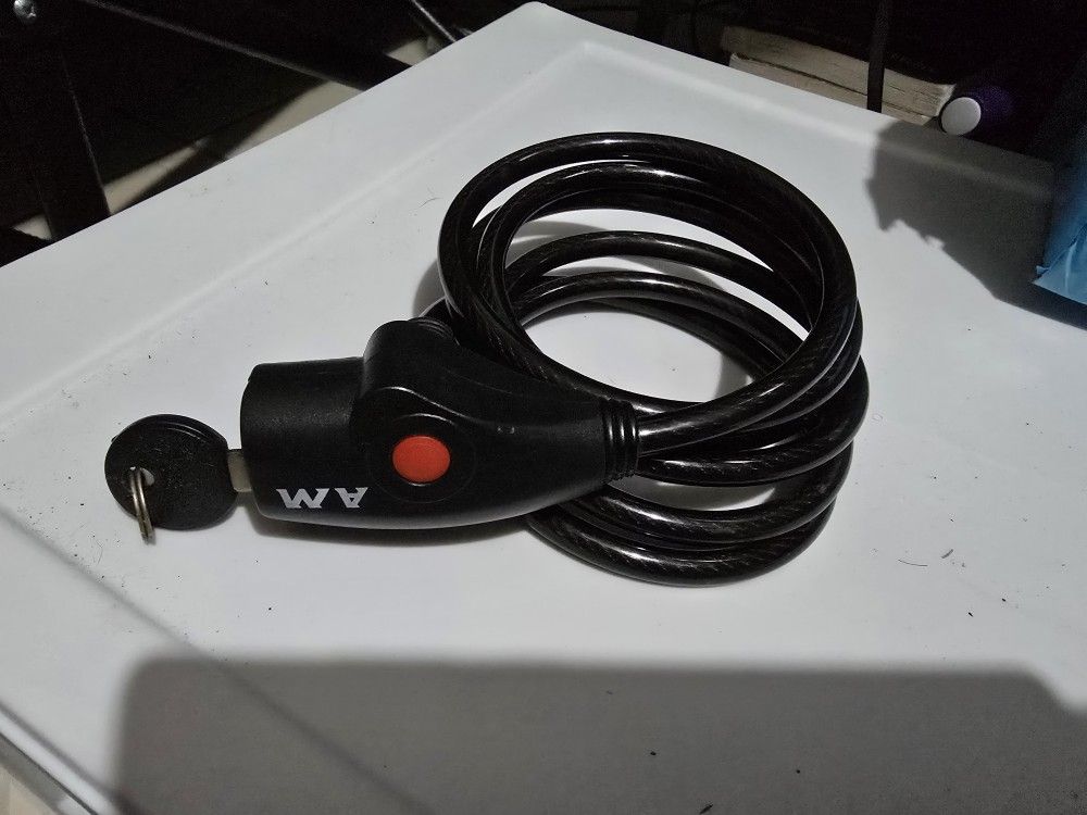 Bike Lock Cable Anti Theft Bike Lock Cable 6ft with Key 🥕 - photo 2