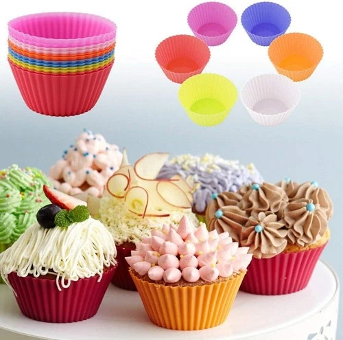 24pcs Orange Silicone Cake & Muffin Cupcake Liners - photo 3