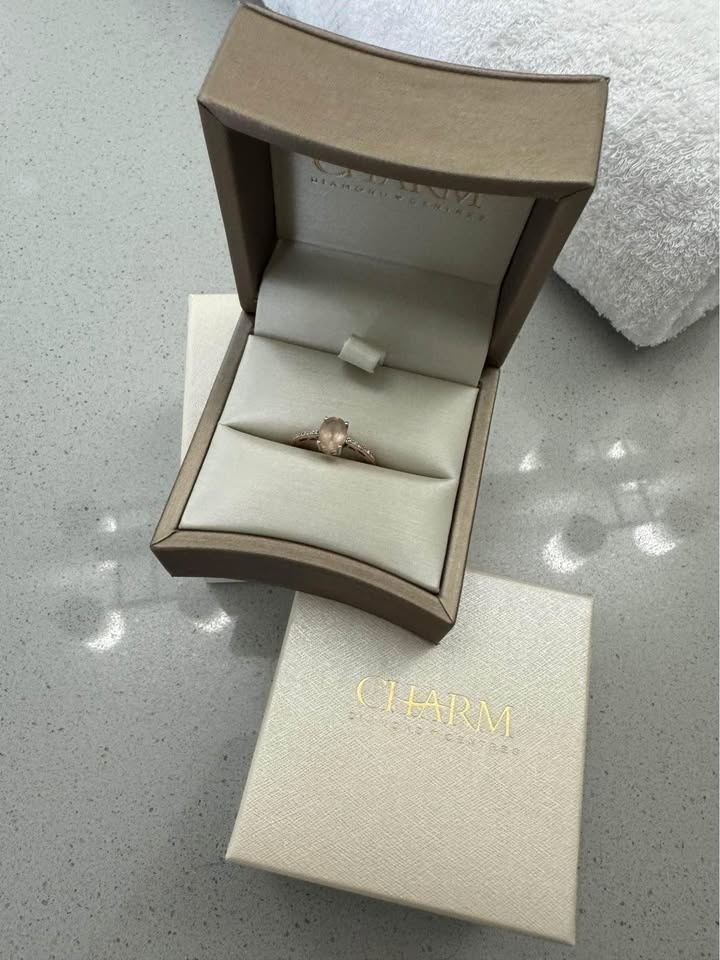10kt rose gold morganite ring - photo 2