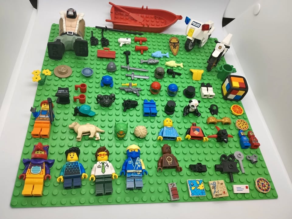 Lot of Lego Minifigs Minifig Accessories and Other Lego Pieces