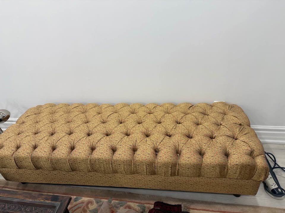 ✨ Handmade Silk Tufted Bench – 64” | Artisan Upholstery - photo 4