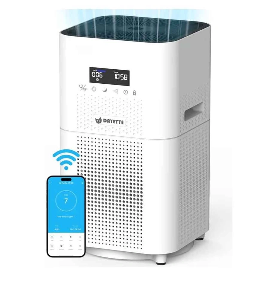 Dayette Smart WiFi Air Purifier — Large Room HEPA Cleaner - photo 2