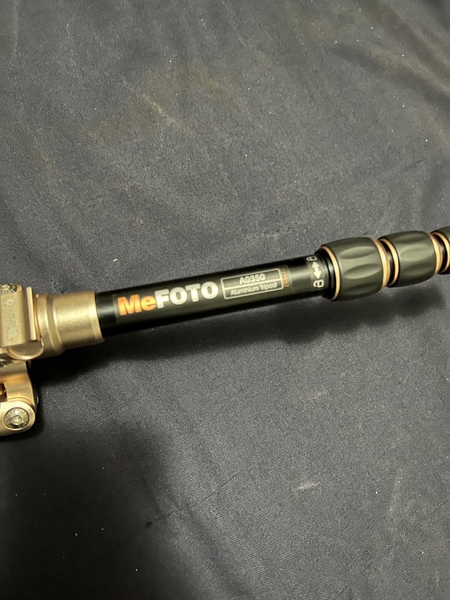 MeFoto Backpacker Travel Tripod (gold)