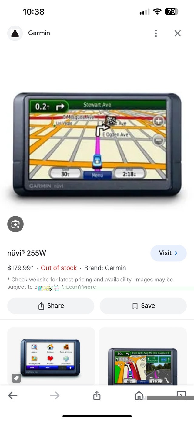 Garmin Nüvi 255w Navigation GPS - photo 5