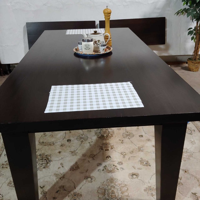Large Solid Pine Dining Table - Extends to 10 Ft