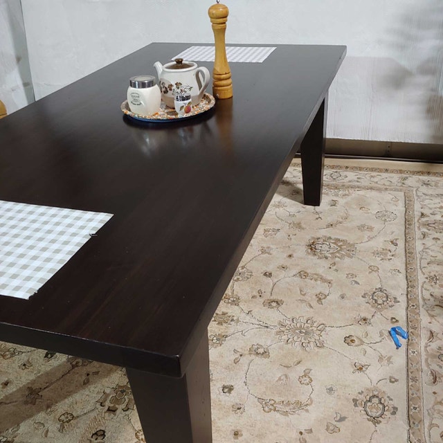 Large Solid Pine Dining Table - Extends to 10 Ft - photo 3
