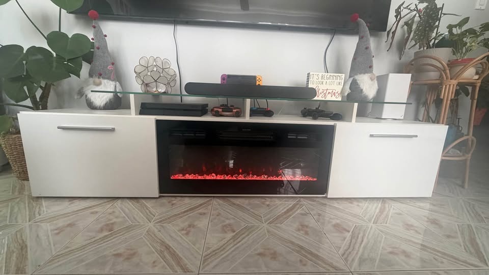 Available Fireplace TV stand - photo 2