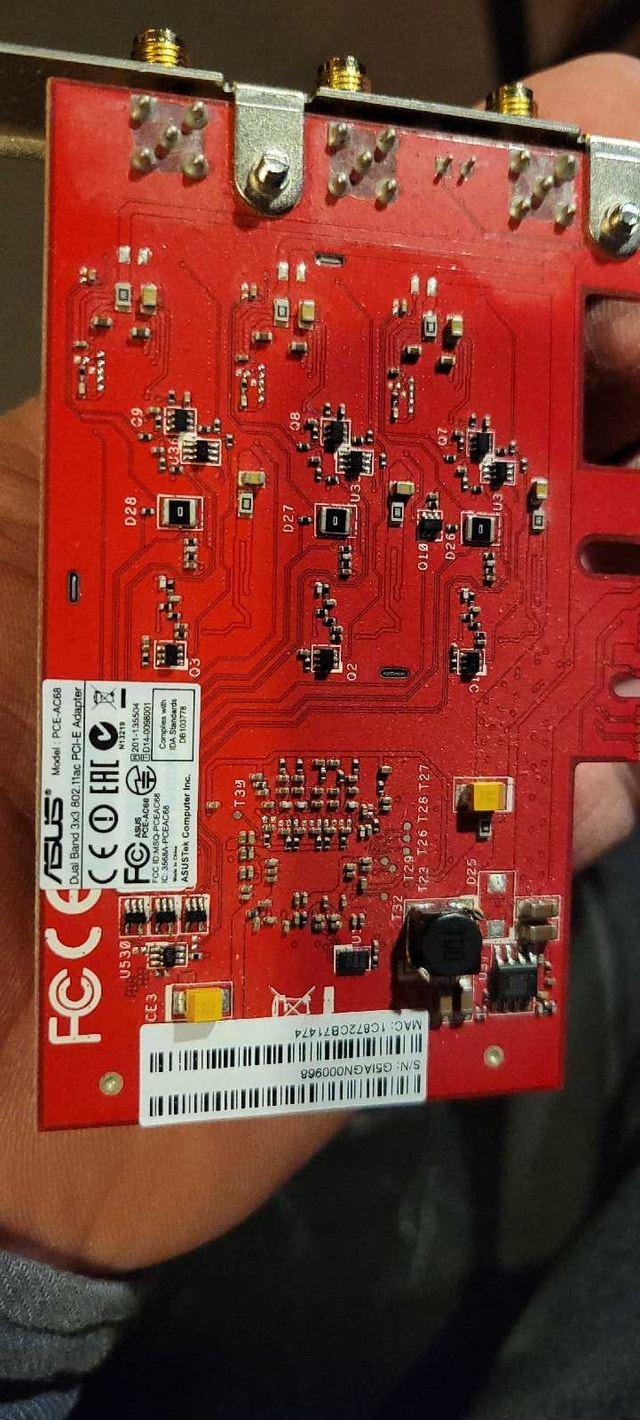 Asus PCE-AC68 PCIe WiFi Card (Dual Band) - photo 2