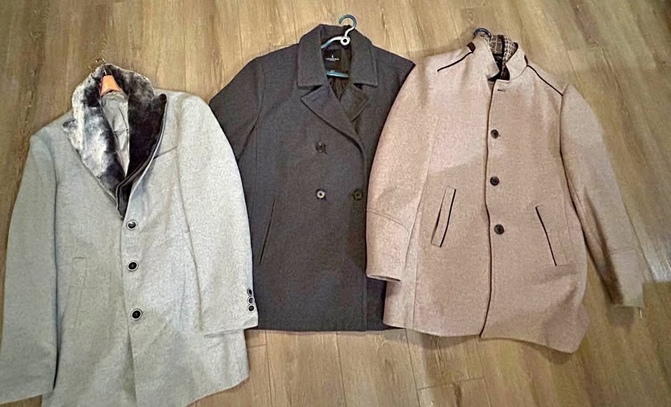 Assorted Men's Jackets: Leather, Wool - starting at $40