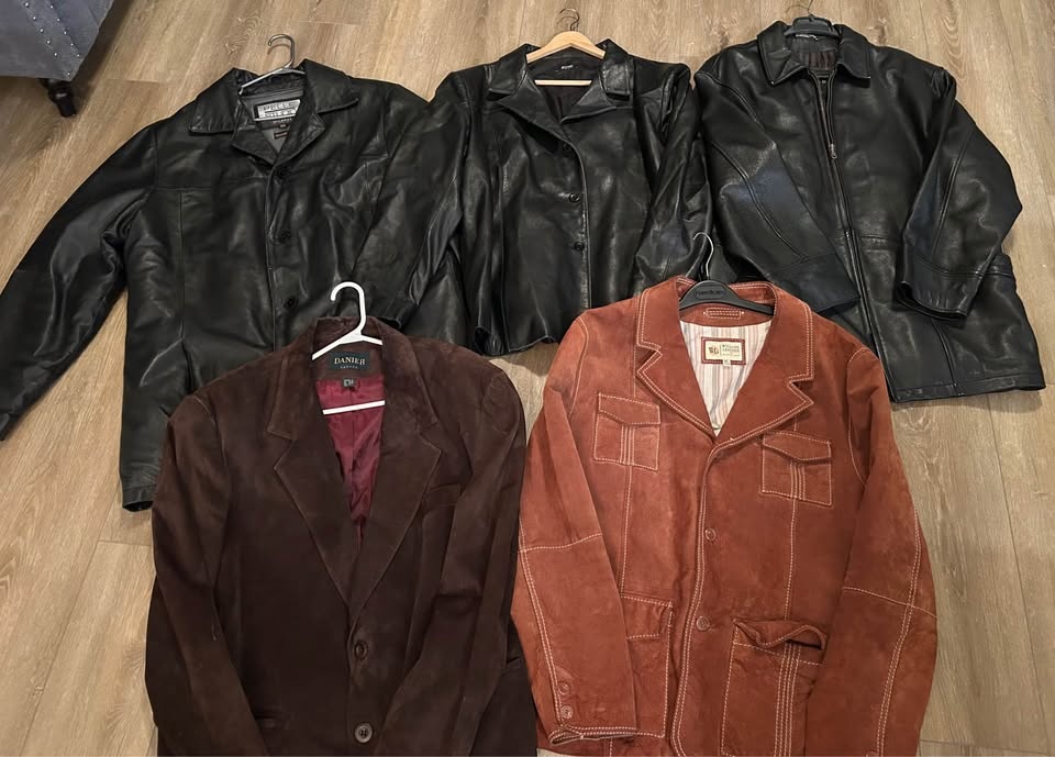 Assorted Men's Jackets: Leather, Wool - starting at $40 - photo 5