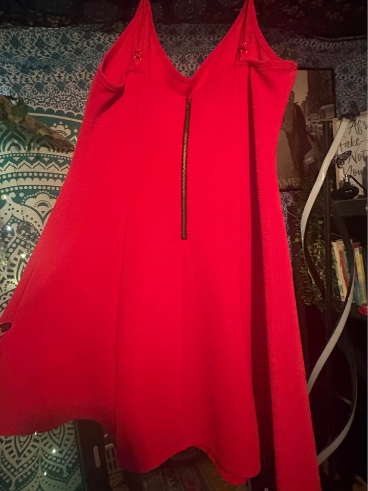 Womens Red Cocktail Dress - photo 2