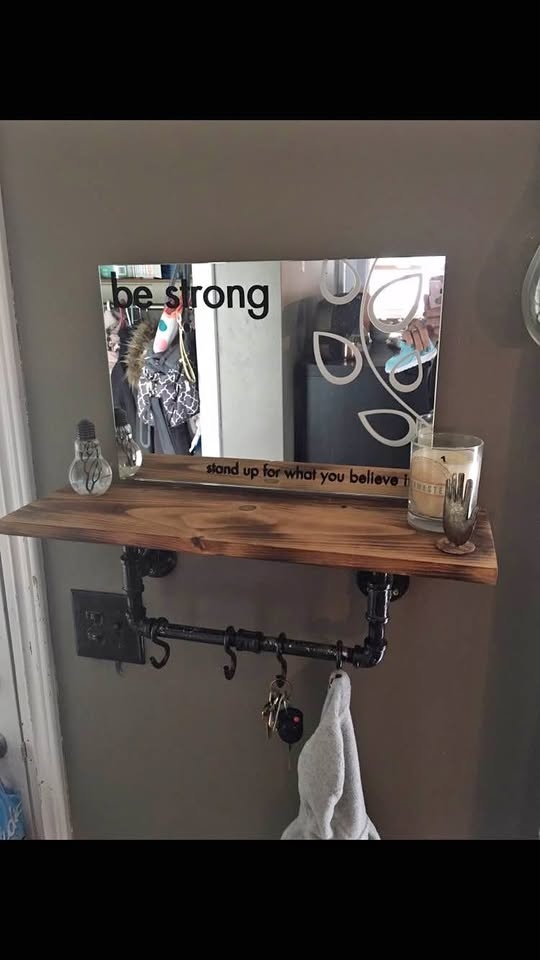 Pipe Shelves