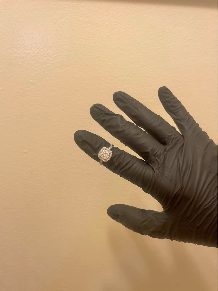 S925 CZ STONES RING ADJUSTABLE