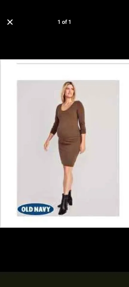 Old Navy Maternity Long Sleeved Dress thumbnail