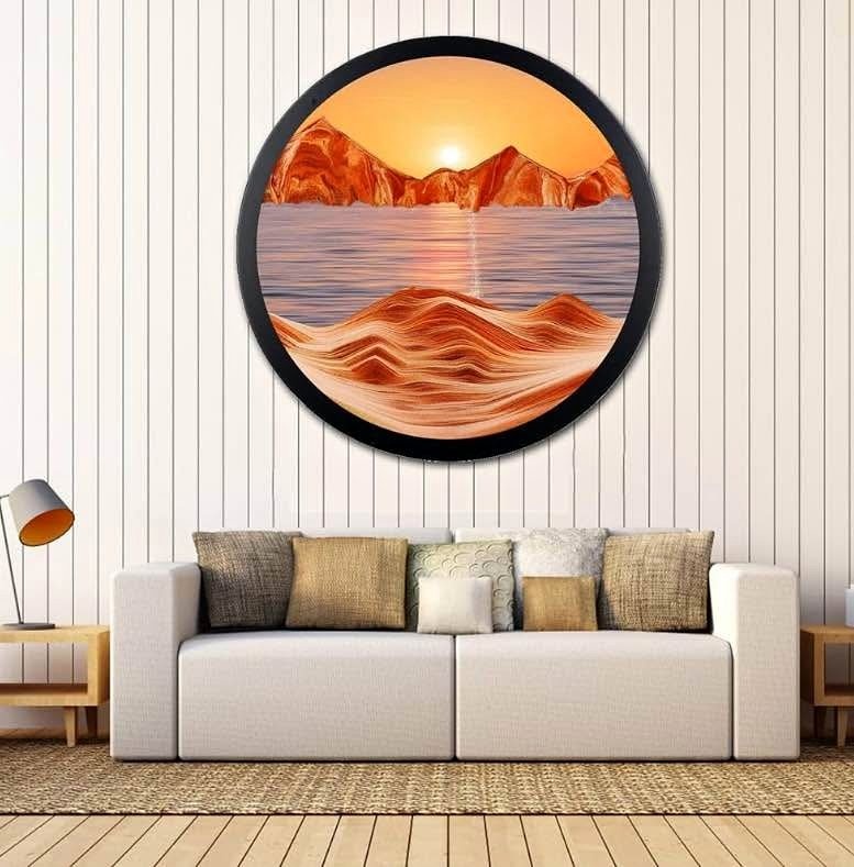 Brand New 17.3'' Moving Sand Art Decor