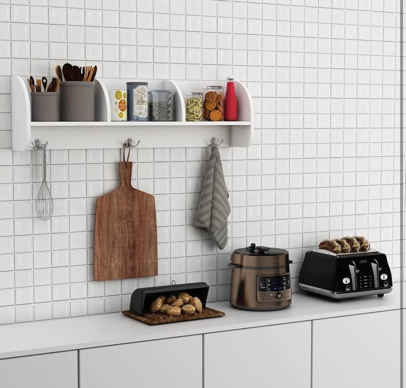 Wall Mounted Coat Rack Shelf - photo 2