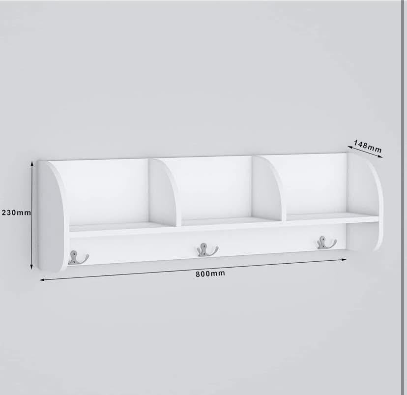 Wall Mounted Coat Rack Shelf - photo 5