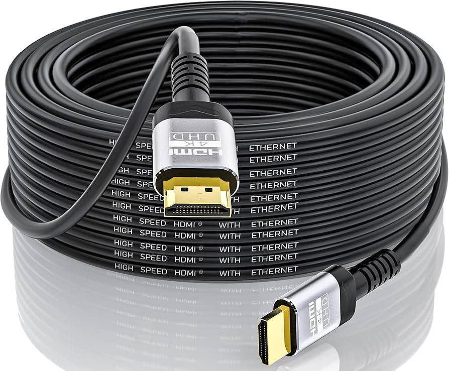 50Ft 4K HDMI 2.0 Cable | HDR, ARC & Ethernet | Gold