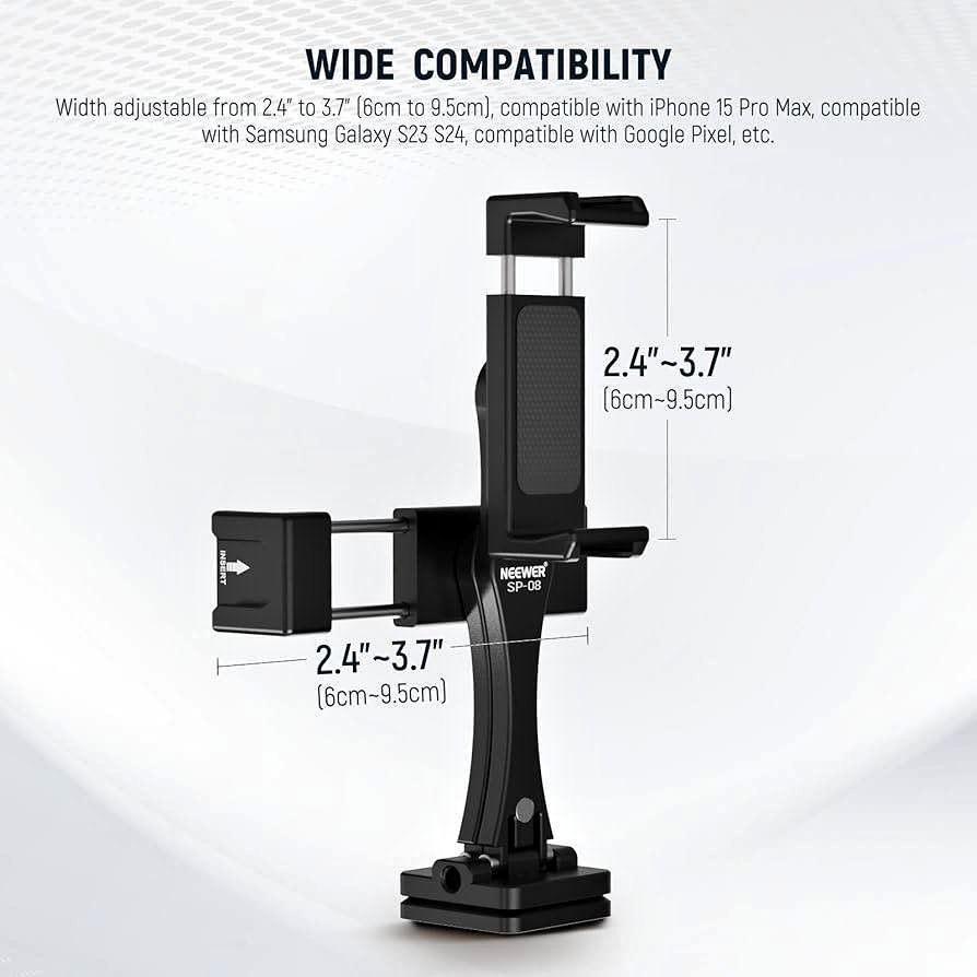 NEEWER Metal Dual Phone Tripod Mount (SP-08)