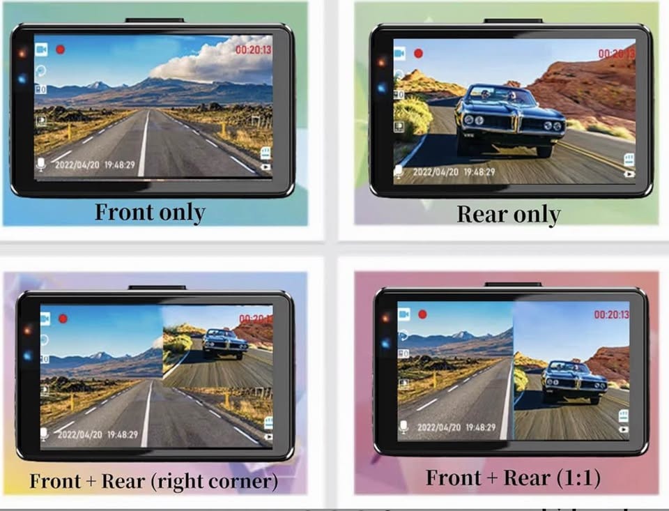 Dash Camera HD 1080p Front & Rear (32GB SD Card) - photo 3
