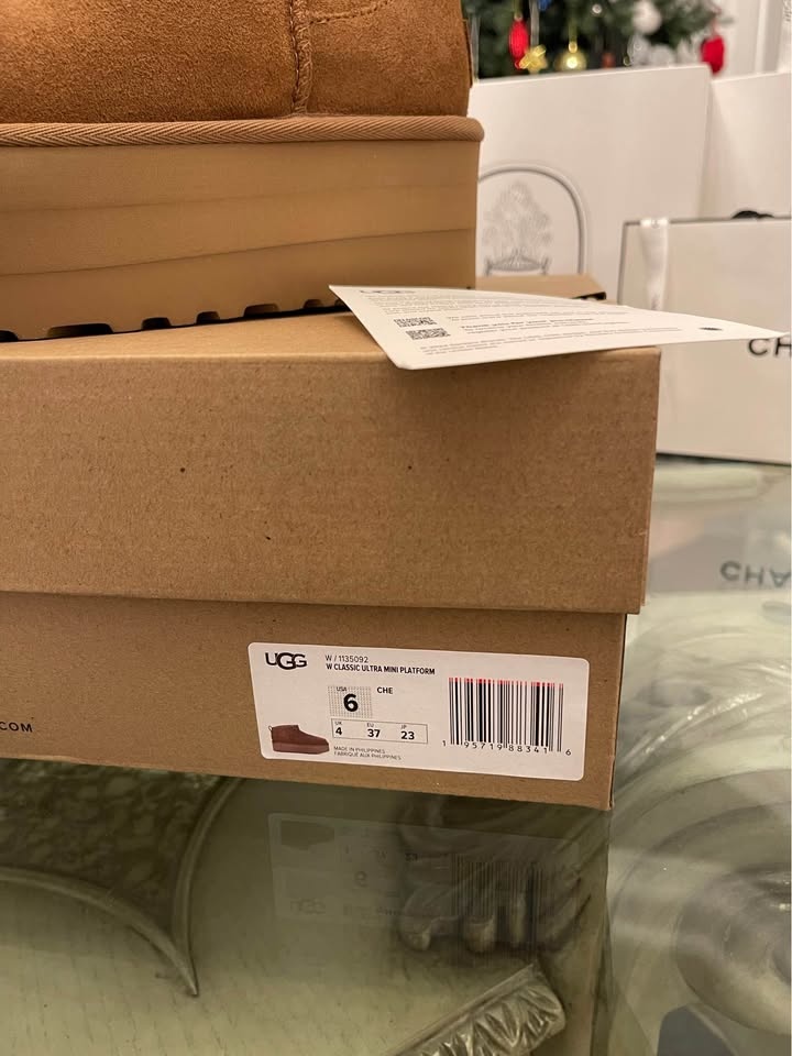 UGG Ultra Mini Platform Boots Women Size US 6 Chestnut - photo 3