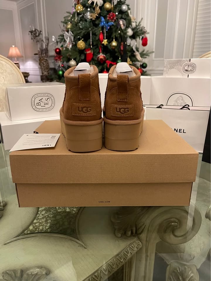 UGG Ultra Mini Platform Boots Women Size US 6 Chestnut - photo 4