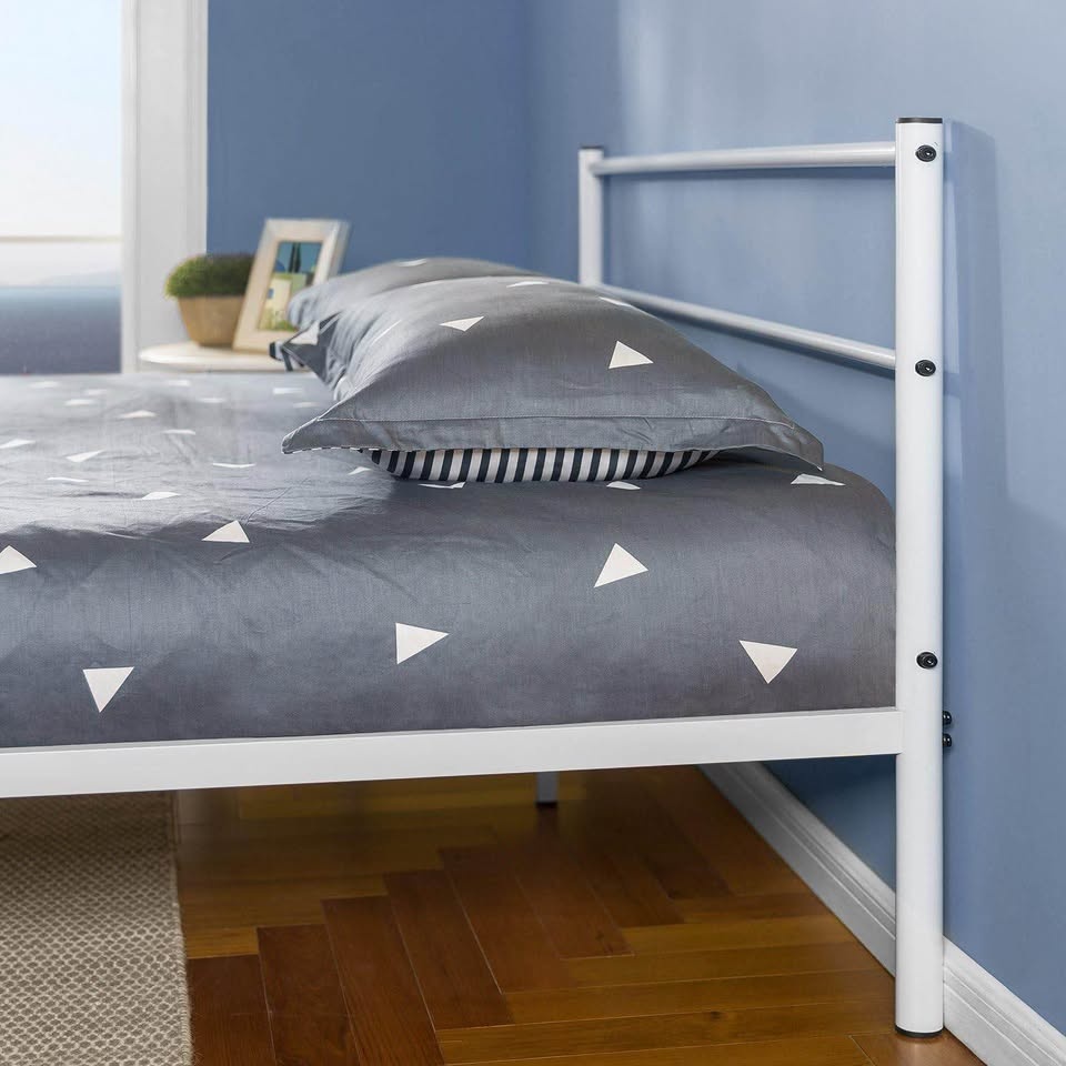 Twin/Single Metal Platform Bed with Strong Slats - BRAND NEW - photo 2