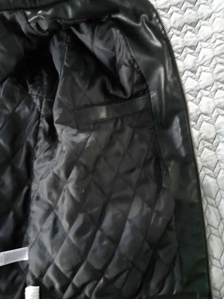Faux leather jacket - photo 5