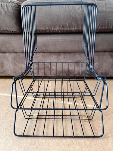 Desk Organizer with vertical files and trays - photo 2