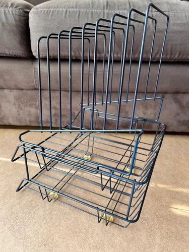 Desk Organizer with vertical files and trays - photo 3