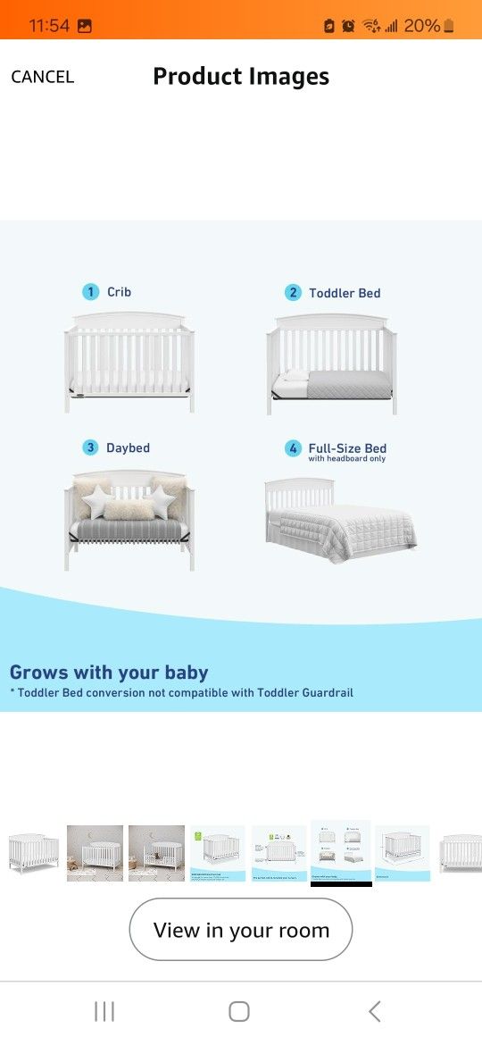 Graco Benton 4 In 1 Covertible Crib And Mattress - photo 5