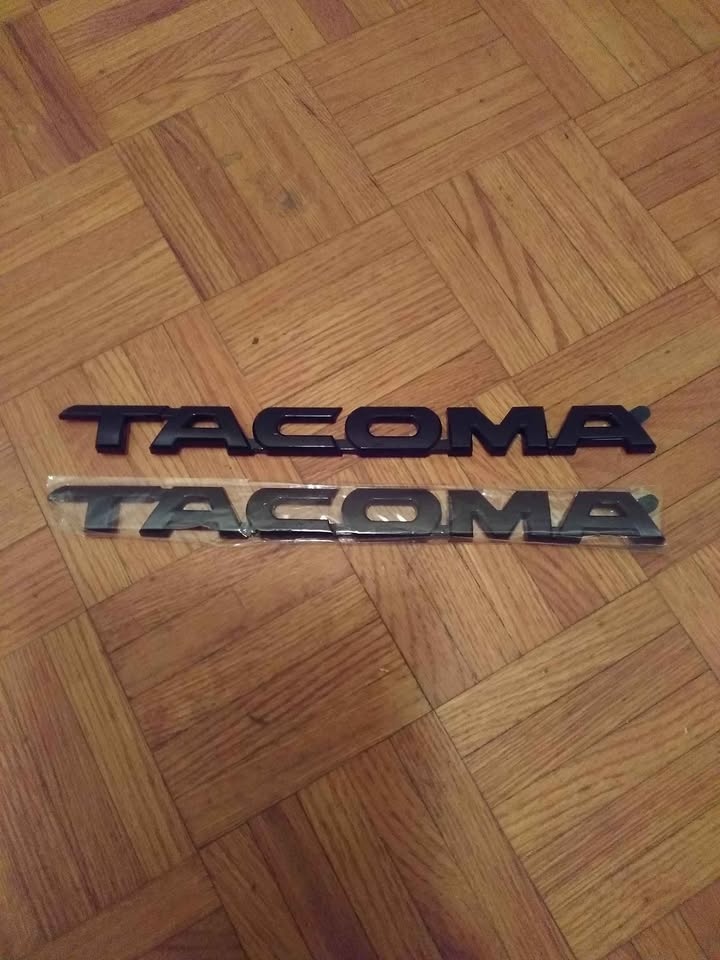QUALITY TACOMA SET OF 2 SIDE PANEL REPLACEMENT EMBLEMS - photo 4
