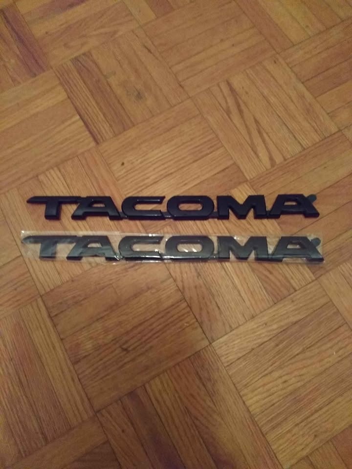 QUALITY TACOMA SET OF 2 SIDE PANEL REPLACEMENT EMBLEMS - photo 5