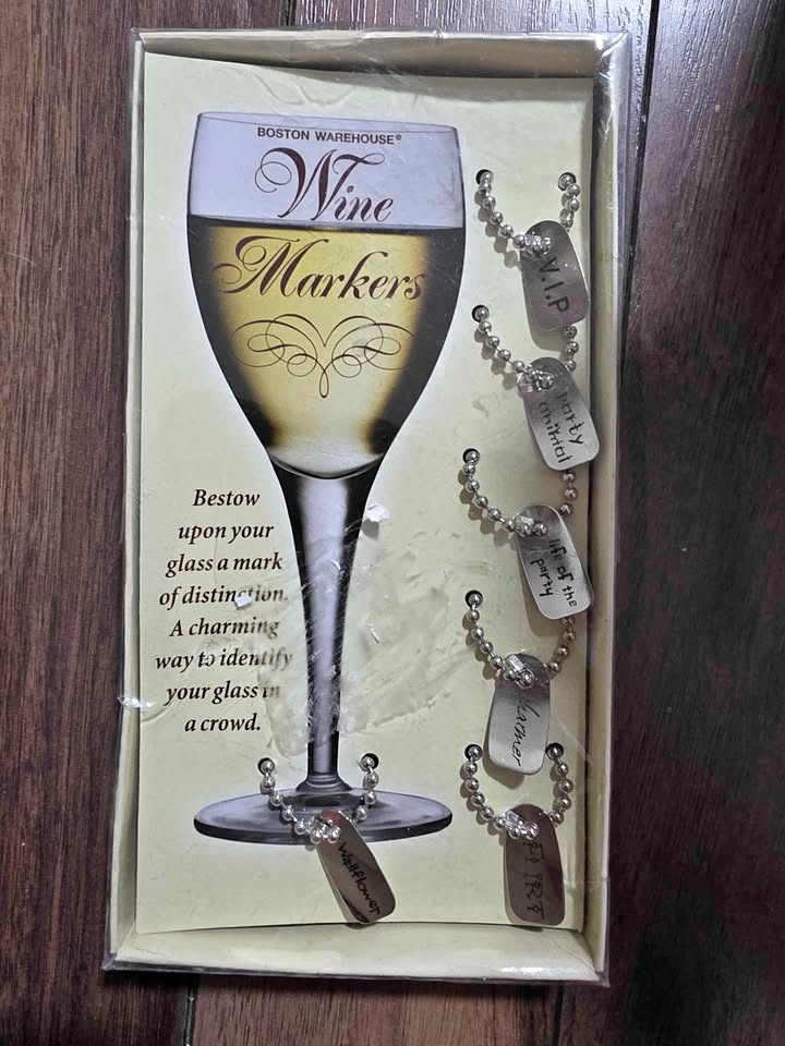 Wine Glass Markers - Great Stocking Stuffer