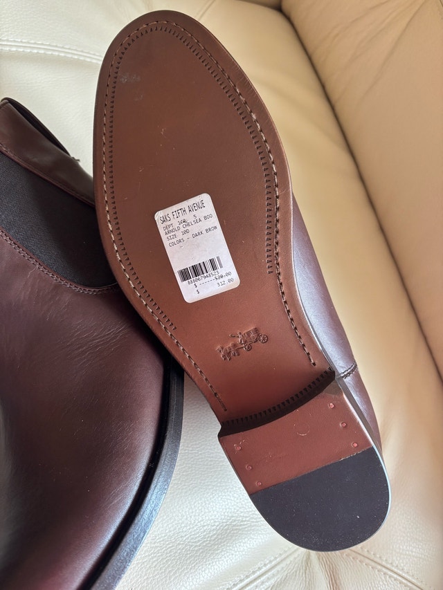 Coach Chelsea Boot men’s size 10D - photo 4