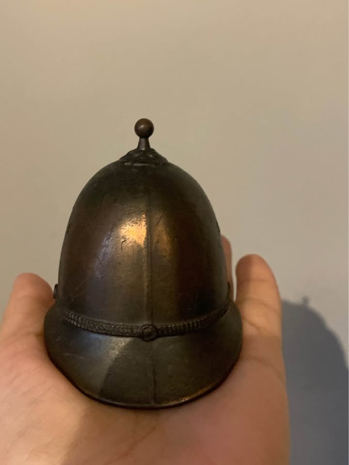 Small Metal Police Helmet - photo 3