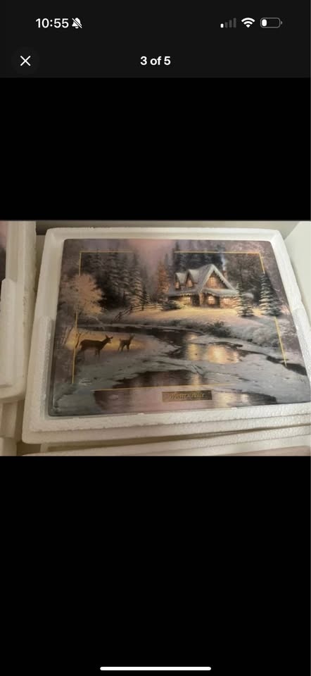 Thomas Kinkade Seasons Wall Plaques - photo 3