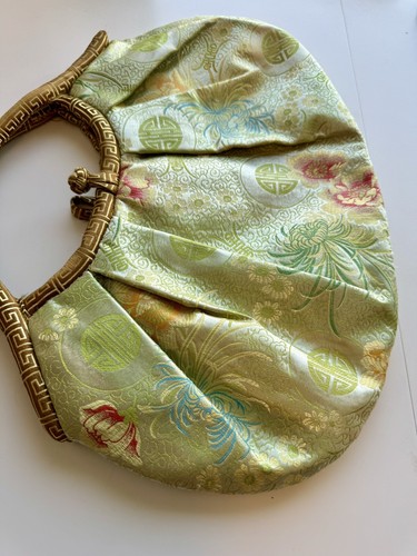 Vintage JP Fushi Floral Fabric Handle Button Loop Closure - photo 5