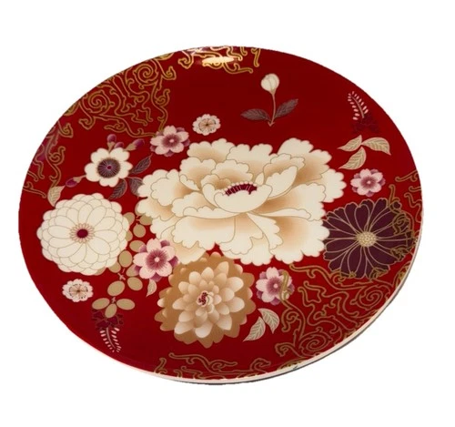 Vintage Maxwell & Williams RED KIMONO 7" Saucer VTG