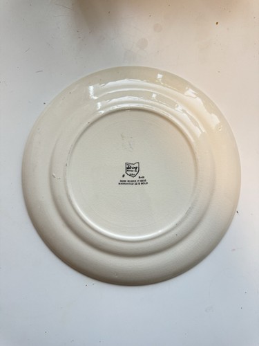 1930's VTG Sebring Pottery Co. USA 6” bowl Rose Bower 22 K Gold - photo 5