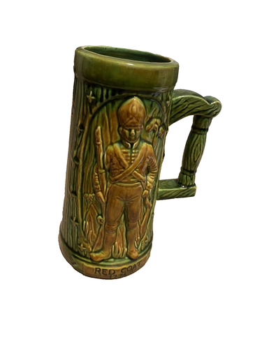 Vintage 1972 NapcoWare Beer Stein Red Coat Army 8" Tall - photo 2