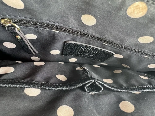 Anne Klein Hobo Handbag Black and Cream - photo 5