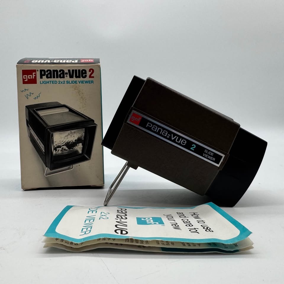 Vintage GAF Pana-Vue 2 Slide Viewer w/ Box (1960s) - photo 4