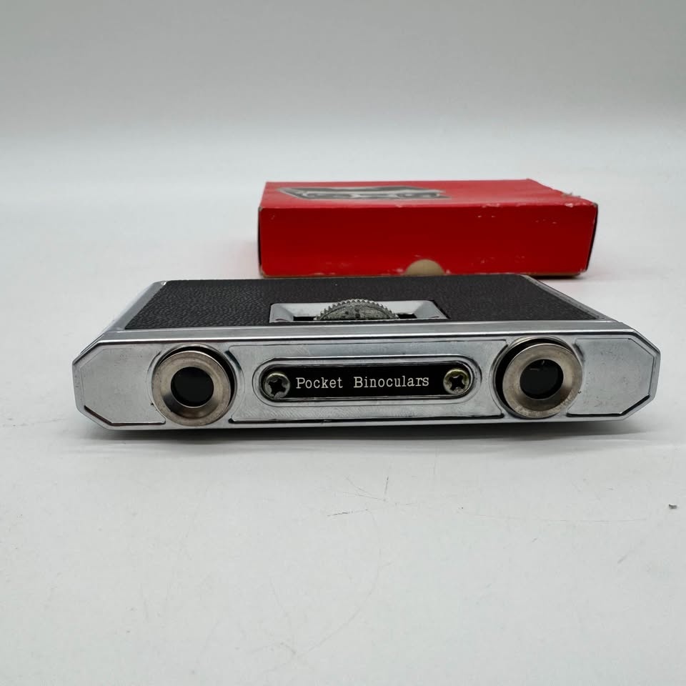 Vintage 2.5×25 Pocket Binoculars w/ Original Box - photo 3
