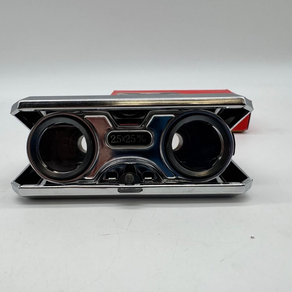 Vintage 2.5×25 Pocket Binoculars w/ Original Box - photo 4