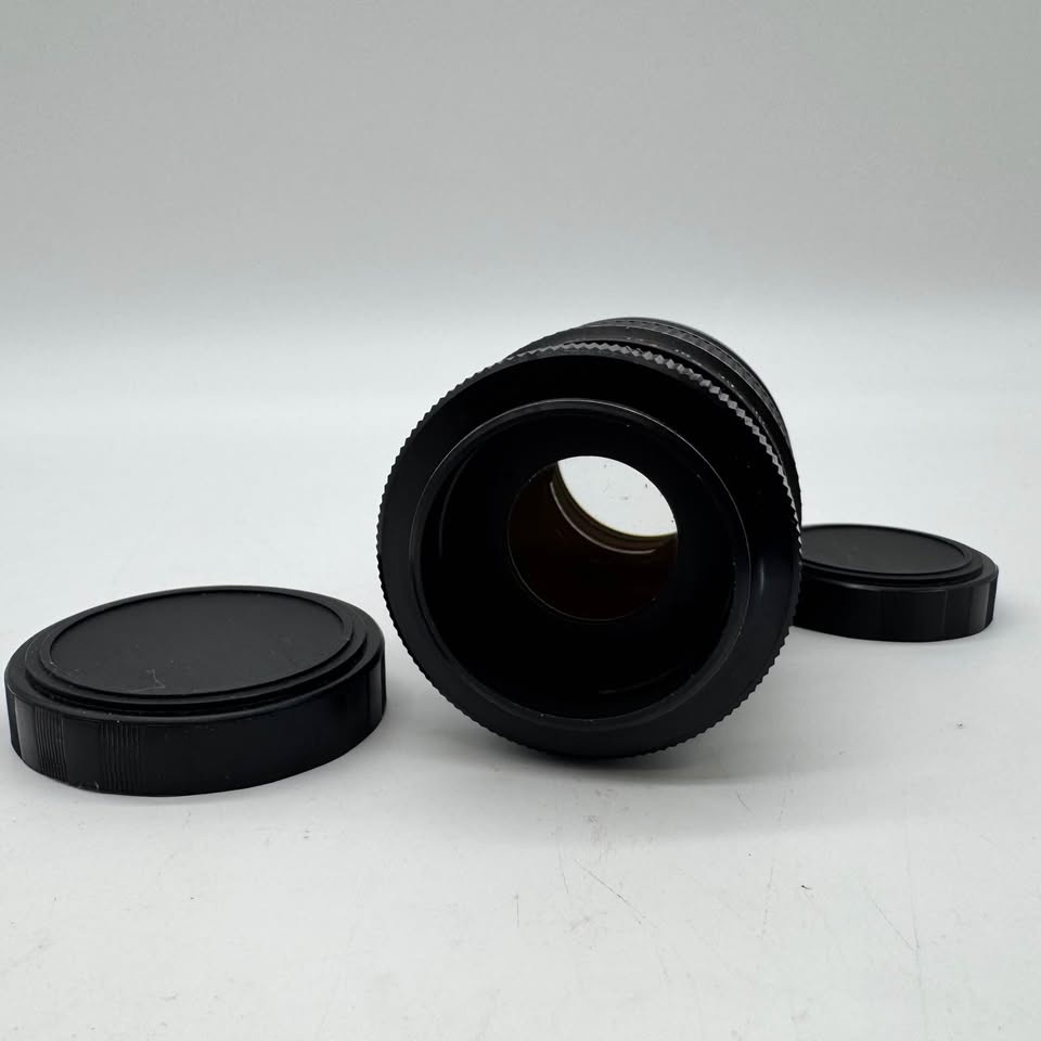 Hanimar 135mm f/3.5 Vintage Camera Lens w/ Caps - photo 2
