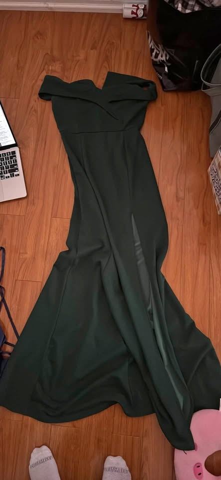 Dark Green Dress